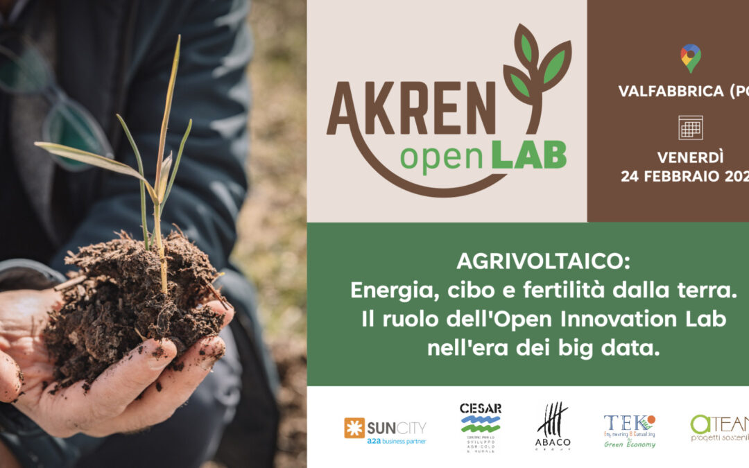 Agrivoltaico: energia, cibo e fertilità dalla terra. Il ruolo dell’Open Innovation Lab nell’era dei big data.